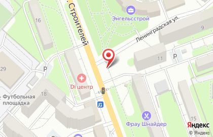 Мясная лавка на проспекте Строителей на карте
