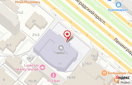 Московский международный университет на карте