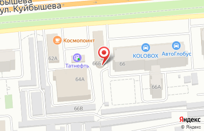 Фитнес-клуб Багира на улице Куйбышева на карте