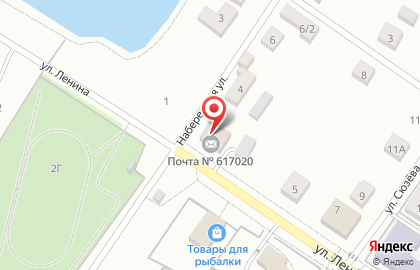 Почта России, АО на улице Ленина на карте