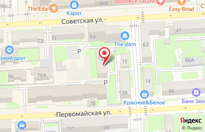 Адвокатский кабинет Тюрина О.В. в Советском районе на карте
