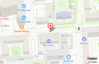 Бойцовский клуб Инстинкт на Щербаковской улице на карте
