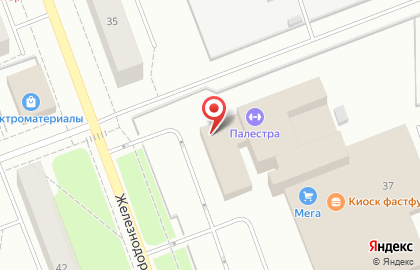Торгово-монтажная компания Сервисстрой на Железнодорожной улице на карте