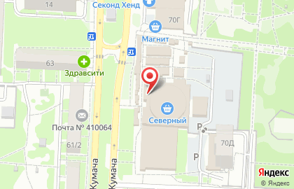 Кондитерский магазин Карамелька в Ленинском районе на карте