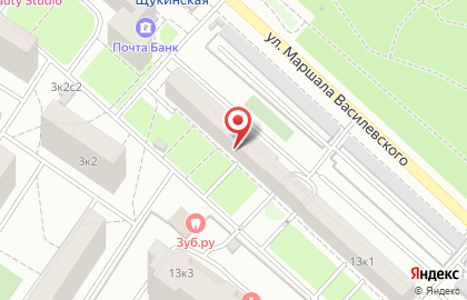 Интернет-магазин интим-товаров Puper.ru на улице Маршала Василевского на карте