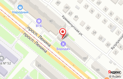 Ветеринарная клиника Зоосервис на проспекте Ленина на карте