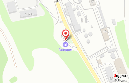 СТО Газпром в Железнодорожном районе на карте