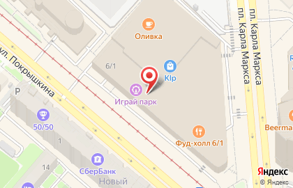 Магазин мебели ТриЯ на площади Карла Маркса на карте