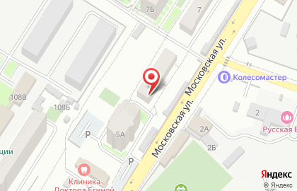 ООО Горстройпроект на Московской улице на карте