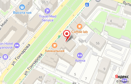 Фирменный салон Ростелеком на улице Гончарова на карте