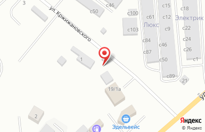 Автомойка 24 на улице Кржижановского на карте