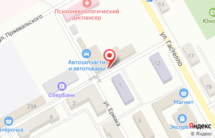 Магазин Кружка на улице Ермака на карте