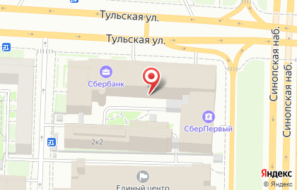Северо-западный Банк Сбербанка России на улице Красного Текстильщика на карте