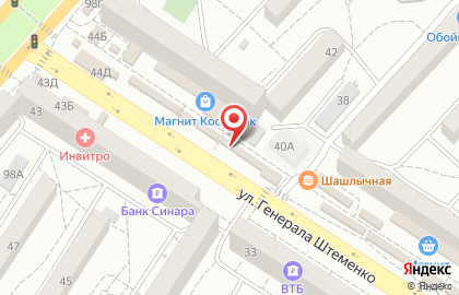 Магазин постельных принадлежностей, ИП Симонова Л.М. на карте