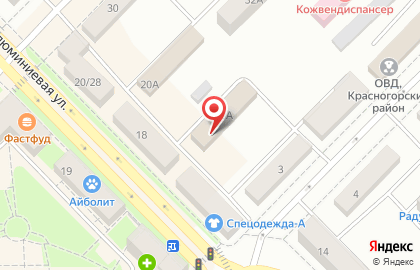 Красногорский районный суд на карте