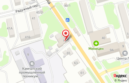 Магазин Рыболовный мир в Петропавловске-Камчатском на карте
