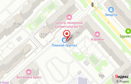 Магазин разливных напитков Пивной причал на улице Батурина, 19 на карте