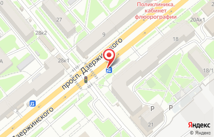 Композиция на проспекте Дзержинского на карте
