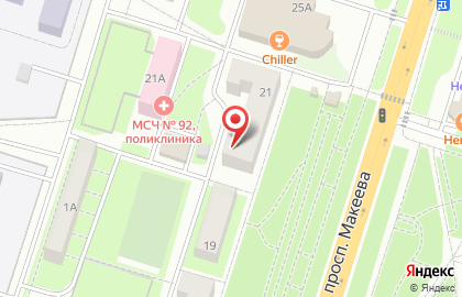 Отдел вневедомственной охраны по г. Миассу Управление вневедомственной охраны войск национальной гвардии РФ по Челябинской области на карте
