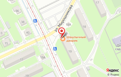 Продуктовый магазин на улице Черняховского 19 на карте