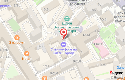 Гостиница Ситикомфорт на карте