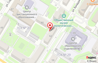 Магазин кондитерских изделий в Советском районе на карте