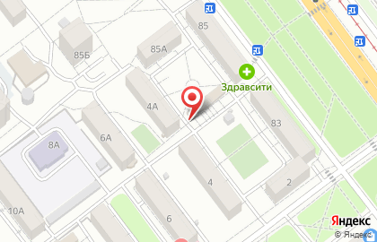 Киоск по продаже фруктов и овощей в Ленинском районе на карте