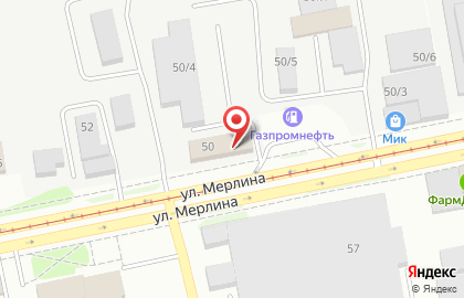 Компания СтройПоставка на улице Петра Мерлина на карте