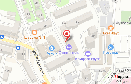 Фитнес-клуб Спорт-Стиль на улице Чебрикова 38 на карте