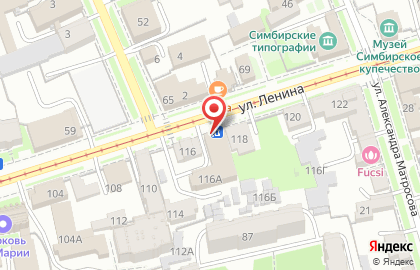 Ресторан ЦЕХ в Ульяновске на карте