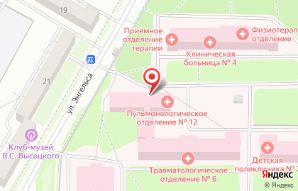Продовольственный магазин Торговый дом Глубинка на улице Ульянова на карте