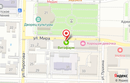 Банкомат ВТБ на улице Мира в Жигулёвске на карте