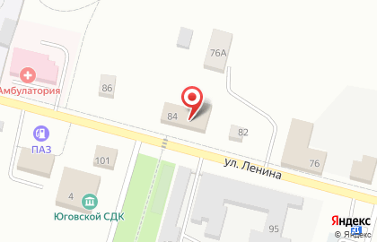 Мини-маркет Торсел на улице Ленина на карте