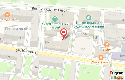 ОАО Банкомат, АКБ Абсолют Банк на улице Минина на карте