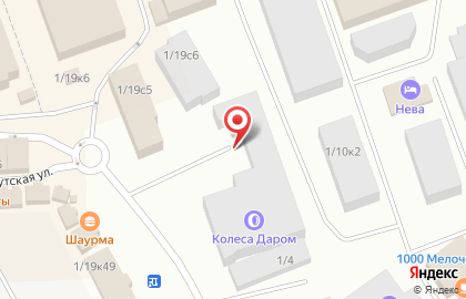 Шинный центр Колеса Даром на Сургутской улице на карте