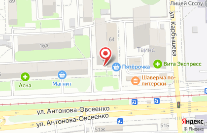 ИП Еськов М.А. на улице Карбышева на карте