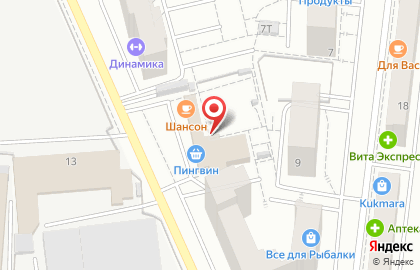Магазин Пингвин в Кирове на карте