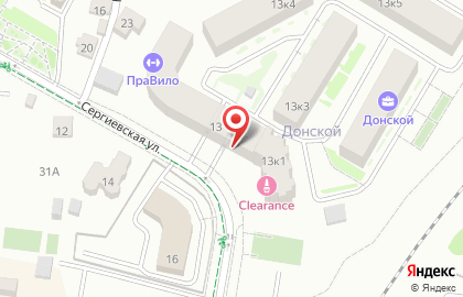 Парикмахерская на Сергиевской на карте