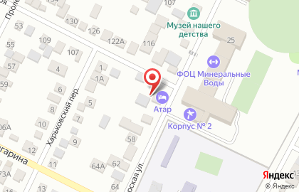 Продовольственный магазин на Пятигорской улице на карте