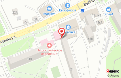 Служба заказа товаров аптечного ассортимента Аптека.ру в Октябрьском районе на карте