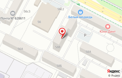 Магазин Семена в Ханты-Мансийске на карте