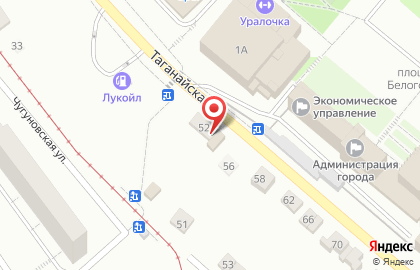 Магазин Цветочный двор на Таганайской улице на карте