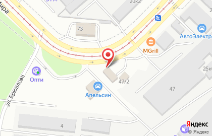 Автосервис Fast service на Оловозаводской улице на карте