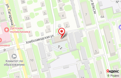 Опека на Хлебозаводской улице на карте