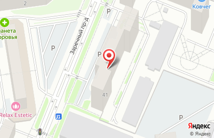 Салон мебели Визард в Заречном проезде на карте
