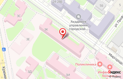 Компания Заборчикофф на Миргородской улице на карте