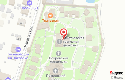 Свято-Покровский женский епархиальный монастырь на Покровской улице на карте