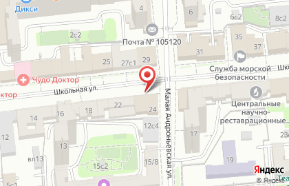 Общероссийская общественная организация Союз Реставраторов России в Москве на карте