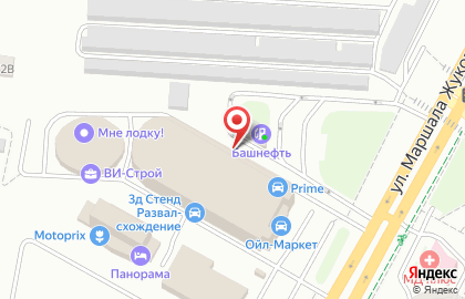 Вест-тур на улице Маршала Жукова на карте