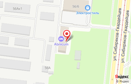 Комплекс Абникум на площади Сибиряков-Гвардейцев на карте